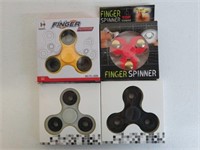 (4) Assorted Fidget Spinners