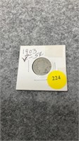 1903 5 cents