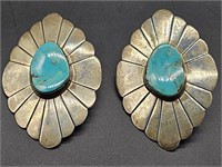 Sterling Silver w/ Turquoise Earrings