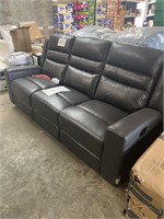 MM Easton leather recling sofa