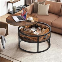 YITAHOME Round Lift Top Coffee Table.