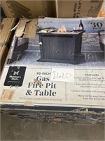 MM 30" gas fire pit table