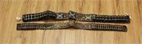 TWO GREENLAND INUIT VINTAGE CARTRIDGE BELTS