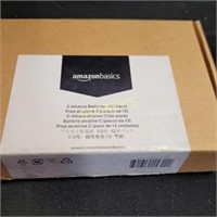 Amazon Basics C alkaline Batteries 6 left of a 12