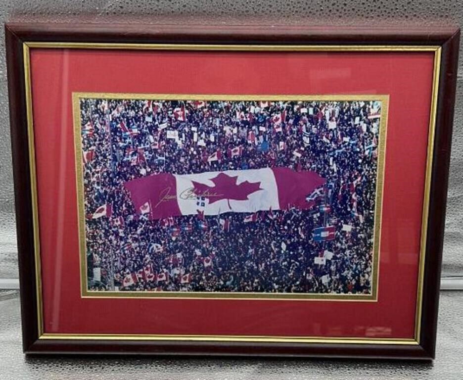 13x17in team Canada signed picture