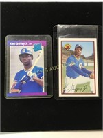 2- KEN GRIFFEY JR ROOKIE CARDS