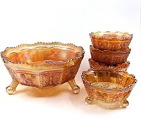 Fenton Butterfly and Berry Bowls