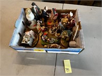 Box of Norman Rockwell & Other Figirines