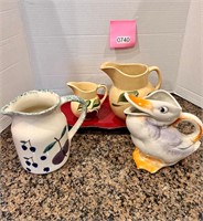Vintage Sassy Duck Pitcher & Others