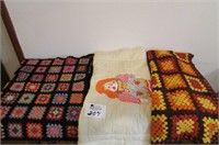 Afghan Throws and Baby Quilt