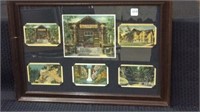 Framed Collection of Starved Rock Postcards