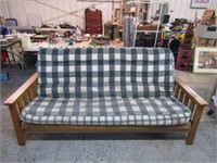 OAK FUTON SOFA / BED