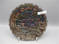 Fenton Winter in the Country #1 plate-