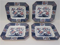 Seven large Japanese studio pottery plates