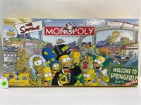 The Simpsons monopoly board game by Parker