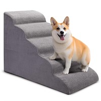 Dog Stairs for Bed, 5-Step Dog Steps for Couch
