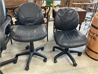 2 Office Chairs PU ONLY