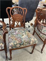 Ornate Parlor Chair PU ONLY