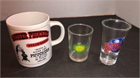 Mother Phucker mugs and Las Vegas shot glasses