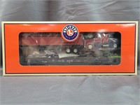 NIB Lionel O Gauge LRRC Flatcar w/ Tractor Trailer