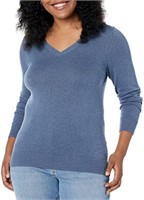 Essentials Womens Lightweight V-Neck Sweater