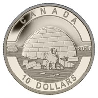 2014 $25 Fine Pure Silver Igloo