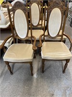 6 pc Dining Chairs Solid Wood