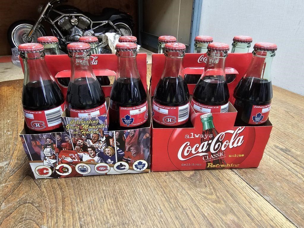 2 Full Cases COCA-COLA Collectable Bottles