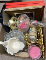 Box of Assorted Decorative Items *LYR. NO SHIPPING
