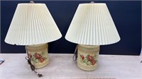 Pair of unused electric Lamps. 24" high.*LYR
