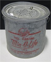 Aluminum Frabill's Full Floating Min-O-Life Bucket