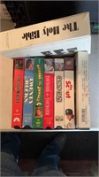 Assorted vhs tapes