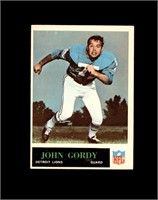 1965 Philadelphia #62 John Gordy EX-MT to NRMT+