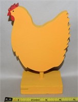Vtg Larssons Tra Sweden Wooden Chicken Statue