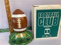 Delaware Football club ceramic decanter