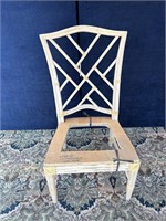 Chinese Chippendale Side Chair Unfinished