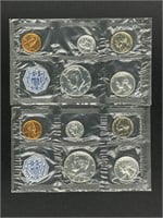 2 - 1964 silver U.S. mint sets