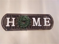 Rustic Style HOME Wall Art, 14x45"