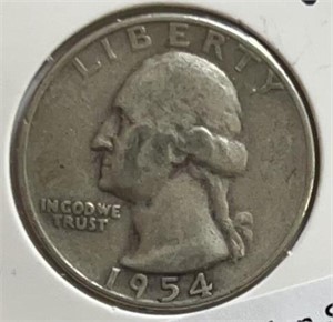 1954D Washington Quarter Silver