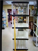 5 tier plastic shelf