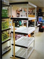 5 tier plastic shelf