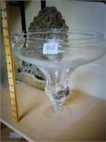 Big glass vase bowl