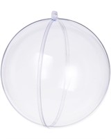 ($29) Clear Christmas Ornaments,Pack of 10