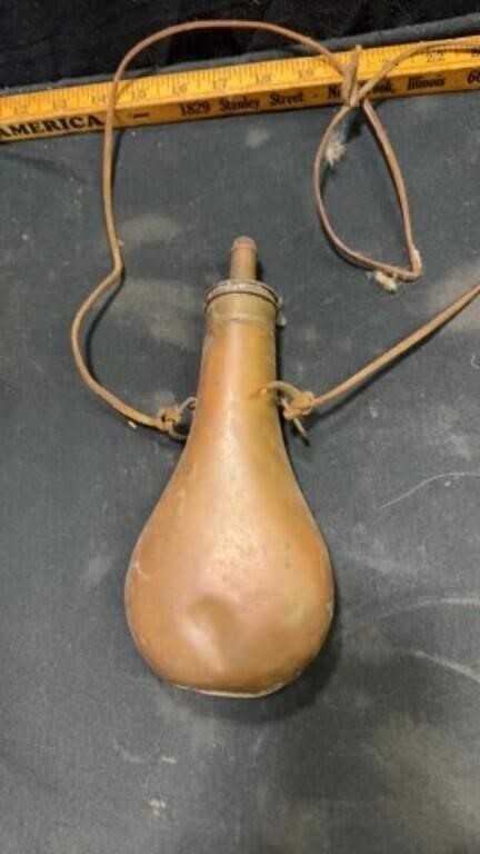 Copper powder flask