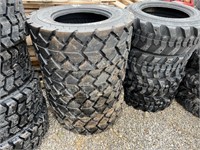 QTY 4 Unused 10-16.5 SKS-4 Skid Steer Tires