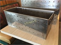 S/S Perforated Basket - 23 x 10 x 9