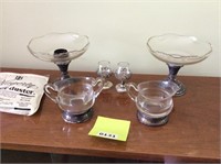 Sterling Trimmed Glassware