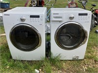 Samsung Washer Dryer Electric/Stream Not Tested AS