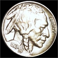 1924-D Buffalo Head Nickel NEARLY UNCIRCULATED