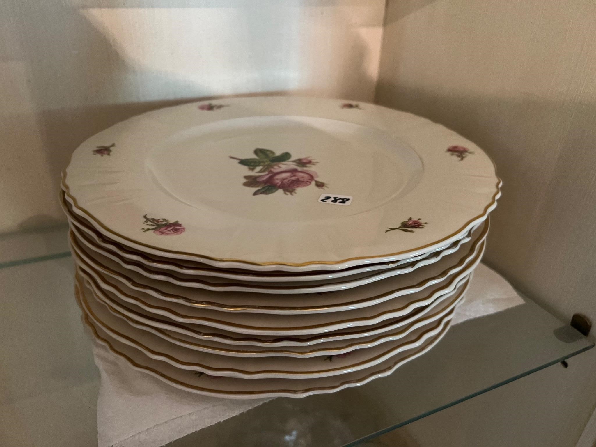 VICTORIA FEDERAL CHINA MADE IN USA 10 PLATES